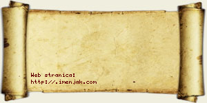 Isidora Vesković vizit kartica